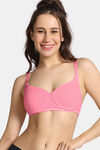Rosaline Padded Non Wired Medium Coverage T-Shirt Bra - Morning Glory — thumbnail 1